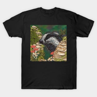 Badger Woodland Walk T-Shirt